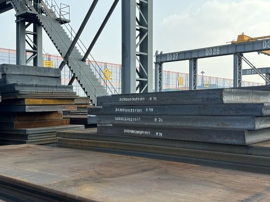 Горяче прокатаная низколегированная стальная плита Q355B мягкая углеродистая сталь