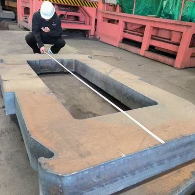Промышленная CNC-резальная служба для резки на пламени толстых стальных плит