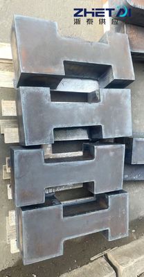 Пластины из углеродистой стали, выполненные на заказ с помощью CNC-резания пламенем, используемые в тяжелых машинах